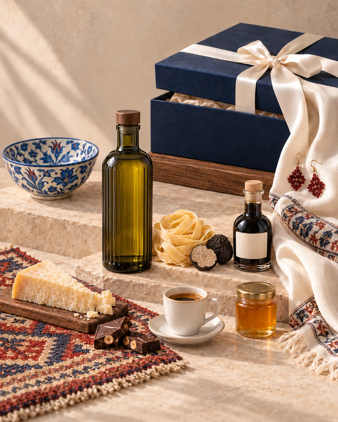 Gurme lezzetler, çini, dokuma ve hediye kutusundan oluşan Endemigo dünyası