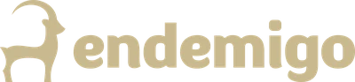 Endemigo altın renkli logo