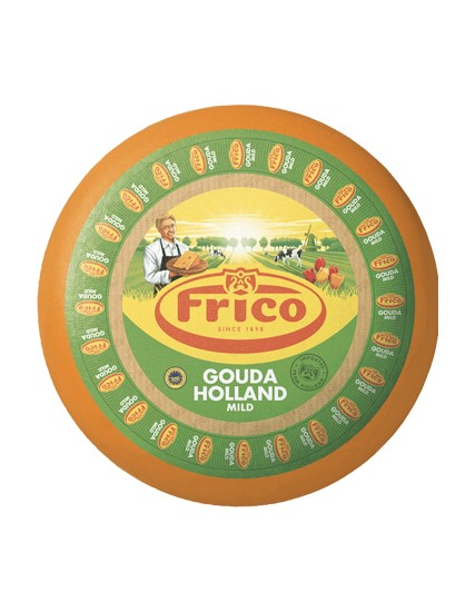 Frico Gouda Hollanda Peyniri Sade Ort. 5 Kg (Coğrafi İşaretli)