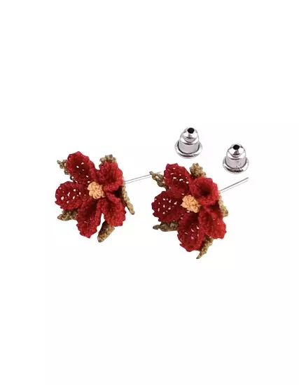 Wild Flower Mini Earrings Nallıhan Needle Lace PGI