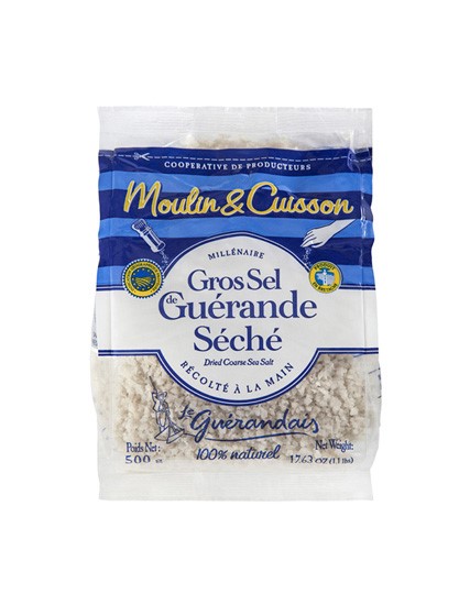 Le Guerandais Dried Sea Salt for Grinders 500g