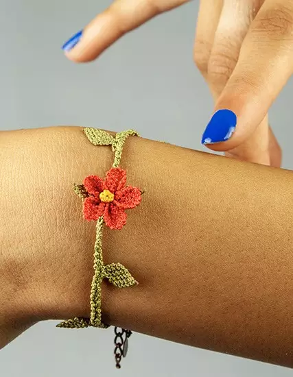 Mini Floral Bracelet Nallıhan Needle Lace PGI
