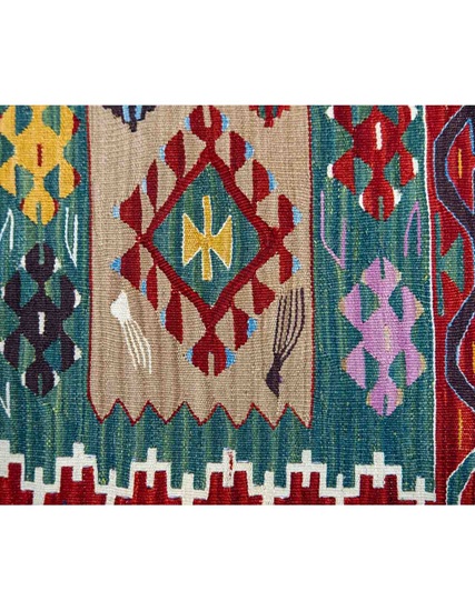 Anatolian Hand Woven Kilim Collection - Heritage Patterns 124 x 178 cm