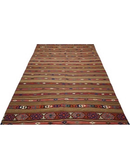 Hand Woven Turkish Fethiye Kilim 280 x 145 cm