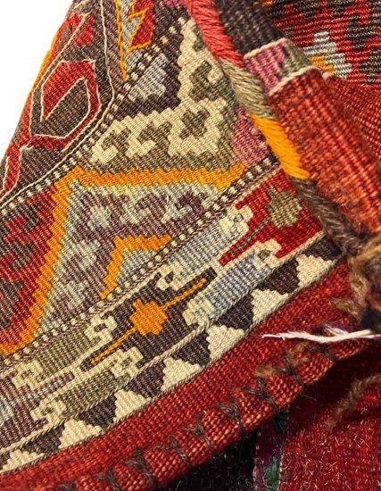 Hand Woven Afyon Kilim Yastik / Pillow 58 x 115 cm