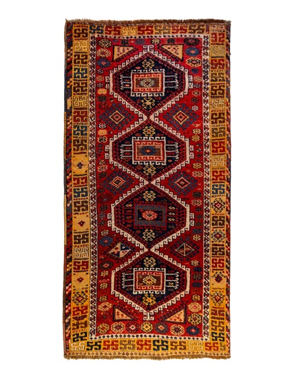 Antep Halısı Çarkıfelek Bordür 19. Yüzyıl 120 x 240 cm