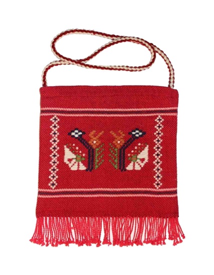 Traditional Karacakılavuz Dimi Hand Woven Bag / Saddlebag 30 x 35 cm with PGI