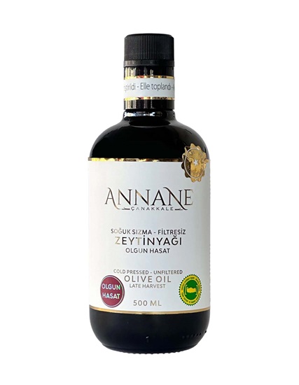 Annane Olgun Hasat Soğuk Sıkım Sızma Zeytinyağı 500 ml