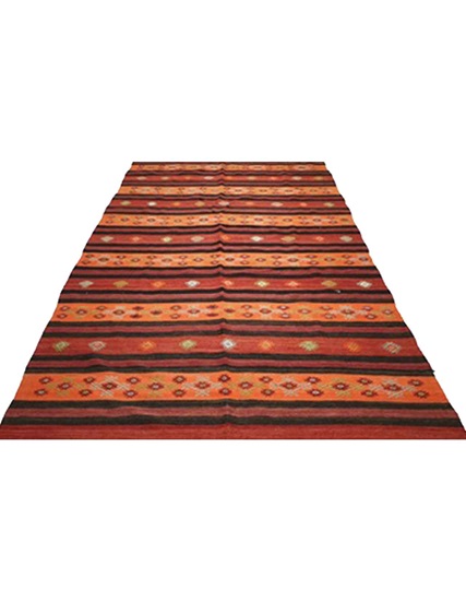 Hand Woven Denizli Kilim 351 x 180 cm