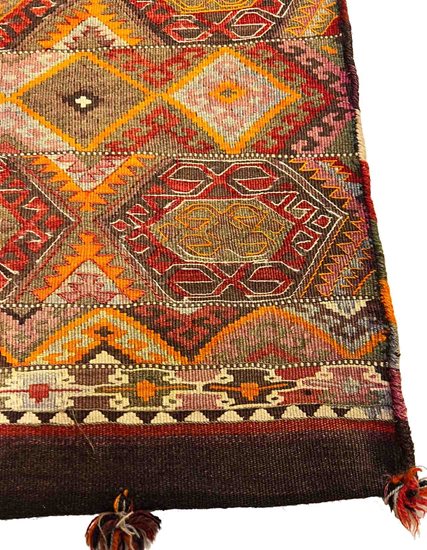 Hand Woven Afyon Kilim Yastik / Pillow 58 x 115 cm