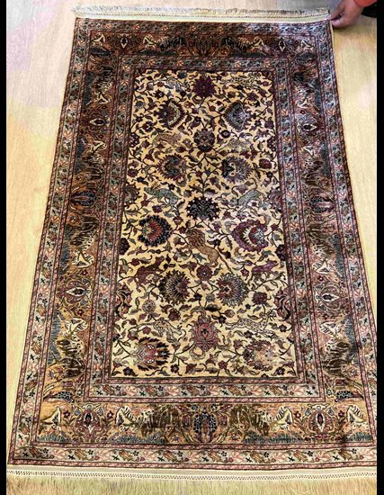 Istanbul 100% Silk Carpet Special Production 95 x 146 cm