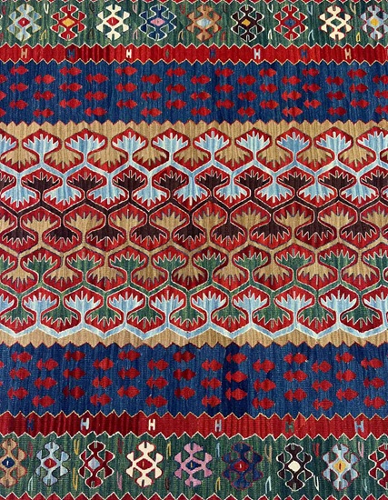 Anatolian Hand Woven Kilim Collection - Harmony 124 x 178 cm