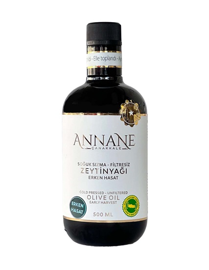 Annane Erken Hasat Soğuk Sıkım Sızma Zeytinyağı 500 ml