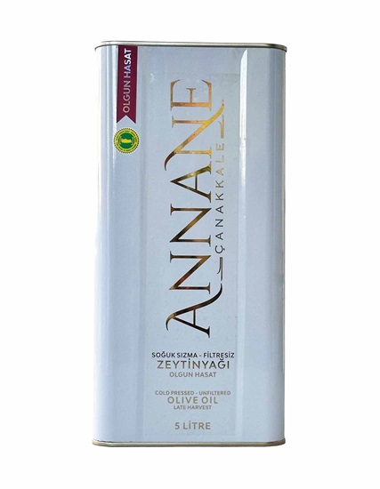Annane Olgun Hasat Soğuk Sıkım Sızma Zeytinyağı 5 Lt