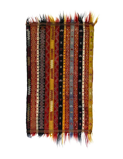Antik Sivas Şal Kilim Yastık 110+ Yaş 53 x 84 cm