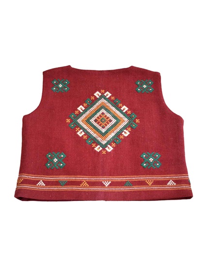 Traditional Karacakılavuz Dimi Hand Woven Wool Vest