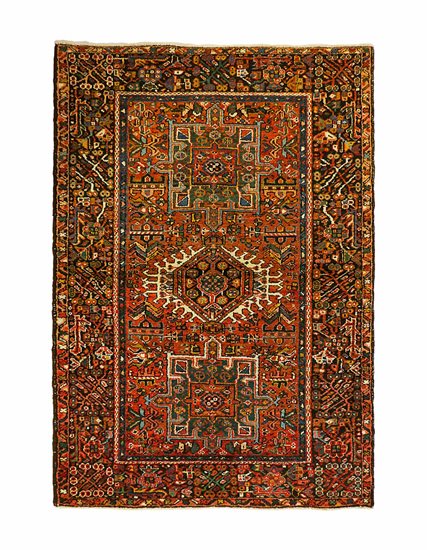 El Dokuma İran Karaca Heriz Halısı 105 x 145 cm