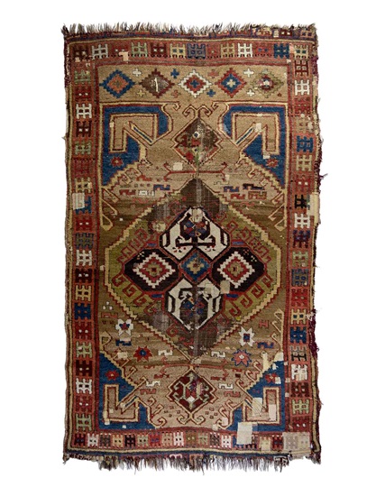 Antik Karapınar Salur Halısı 19. Yüzyıl Başı 107 x 186 cm