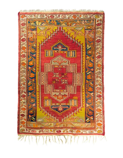 Hand Woven Milas Rug Early 20th Century 114 x 160 cm