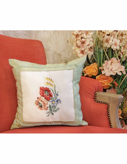 Original Maraş Rose Decorative Pillow 37 x 37 cm PGI