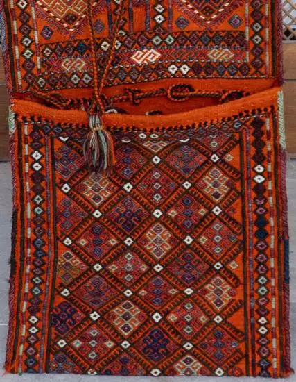 Artvin Savsat Armenian Woven Cicim Rug Saddlebag