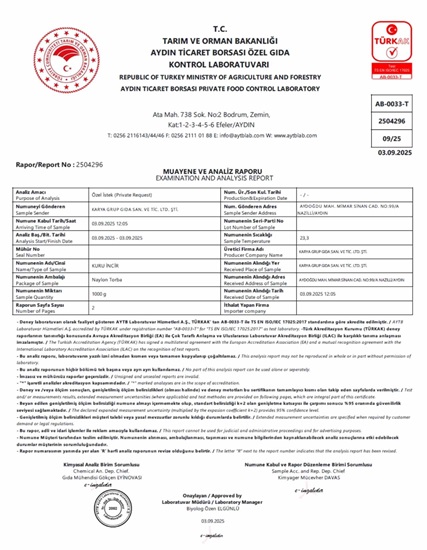 Egeye Dönüş Aydin Dried Figs 1 Kg with PDO