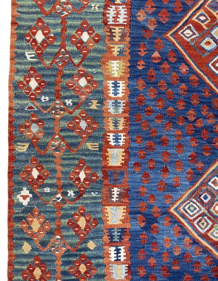 Anatolian Hand Woven Kilim Collection - Loops of Eternity 153 x 163 cm