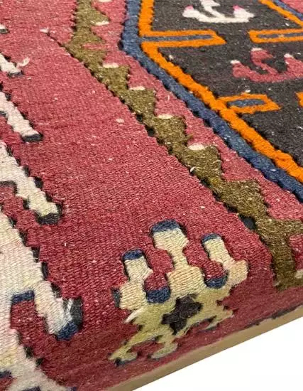 Hand Woven Sarkisla Rug Solid Bench (Special Production)