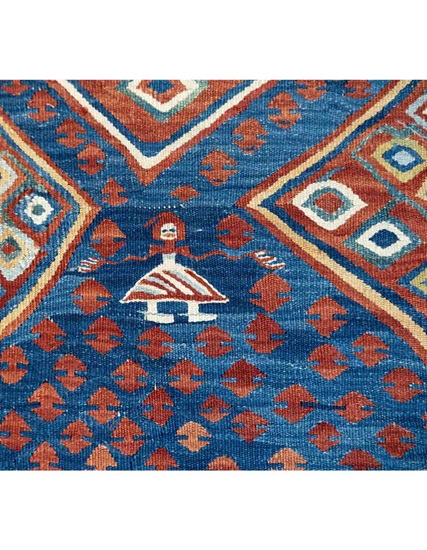 Anatolian Hand Woven Kilim Collection - Loops of Eternity 153 x 163 cm