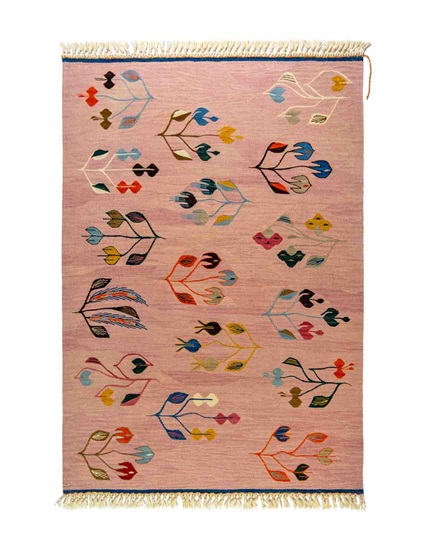 Anadolu El Dokuma Kilim Koleksiyonu - Doğanın Çiçekleri 99 x 137 cm