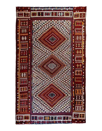Antik Sivas Cicim Kilim 120+ Yaş 192 x 330 cm