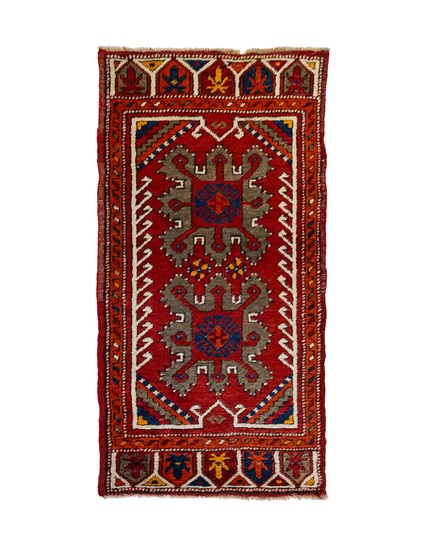 Antik Konya Çift Göbek Yastık 100+ Yaş 53 x 102 cm