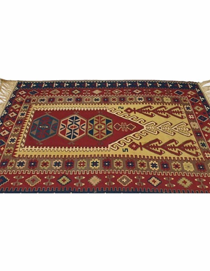 Hand Woven Special Production Obruk Kilim 170 x 114 cm (5.7 x 3.9 ft)