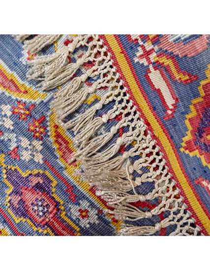 Hand Woven Special Production 100% Bursa Silk Kilim 172 x 210 cm