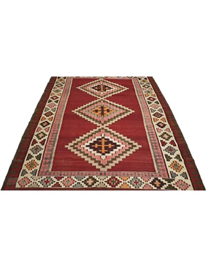 Hand Woven Caucasian Kuba Kilim 260 x 168 cm