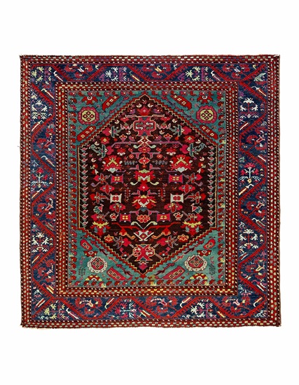 Antik Kula Halısı 110+ Yaş 147 x 163 cm