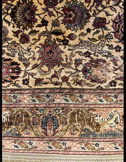 Istanbul 100% Silk Carpet Special Production 95 x 146 cm