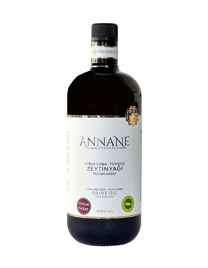 Annane Olgun Hasat Soğuk Sıkım Sızma Zeytinyağı 1000 ml