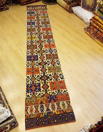 Anatolian Konya Hotamış Kilim 70 x 415 cm