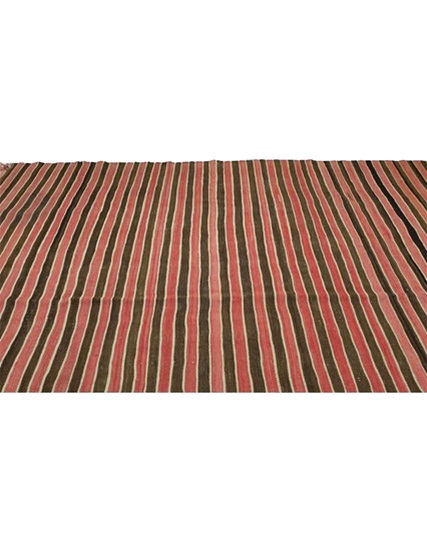 Hand Woven Konya Stick Kilim 267 x 231 cm (8.10 x 7.7 feet)