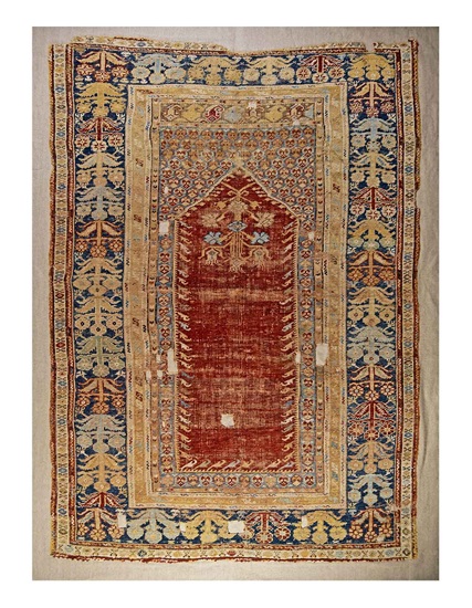 Antik Ladik Halısı 19. Yüzyıl Başı 113 x 167 cm