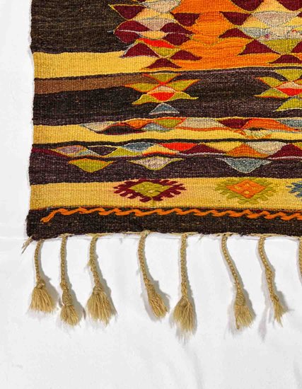 Hand Woven Milas Tribal Sun Kilim 86 x 168 cm