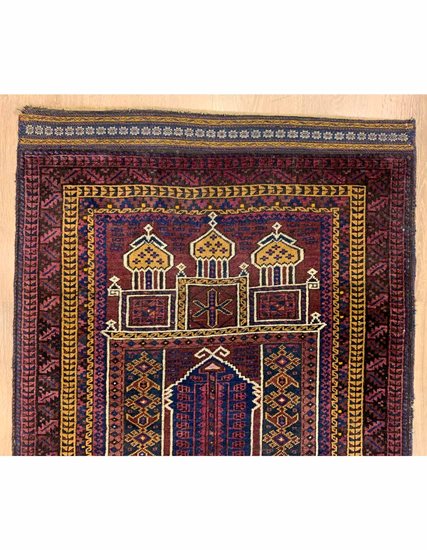 Hand Woven Baloch Carpet 90 x 136 cm