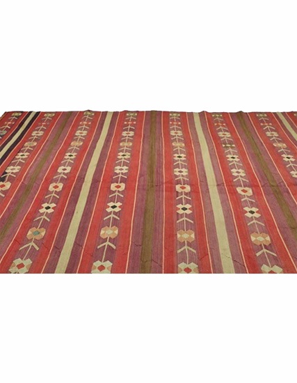 Hand Woven Balkan Kilim 293 x 208 cm (9.8 x 6.10 feet)