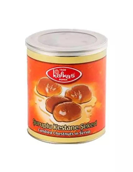 Kafkas Candied Chestnut Whole Tin With Syrup 1 Kg PGI