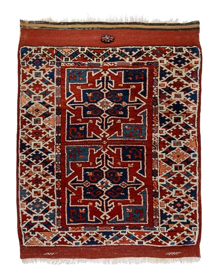 Antik Bergama Halısı 19. Yüzyıl İlk Yarı 95 x 127 cm