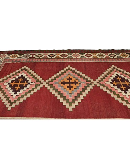 Hand Woven Caucasian Kuba Kilim 260 x 168 cm