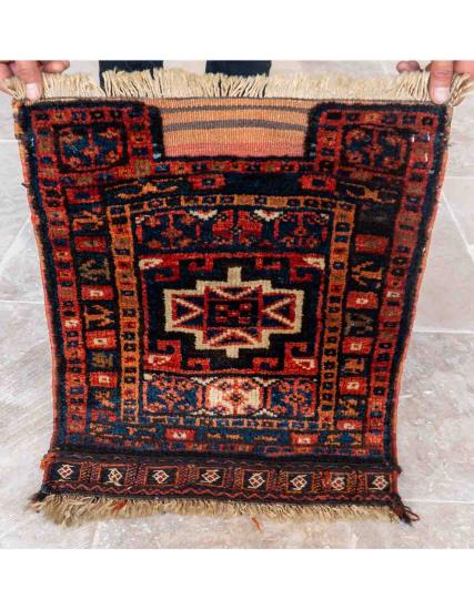 Hand Woven Turkmen Pillow Carpet