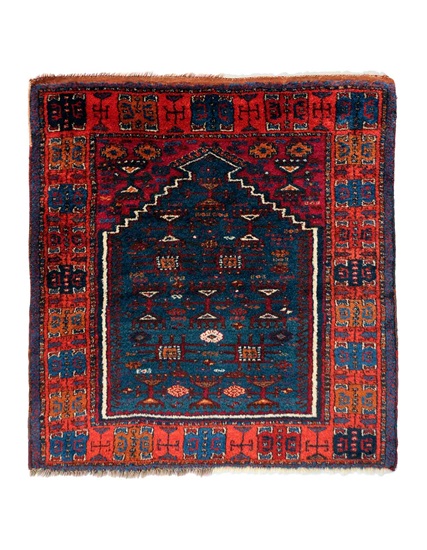 Antik Cihanbeyli Halısı 19. Yüzyıl 137 x 118 cm