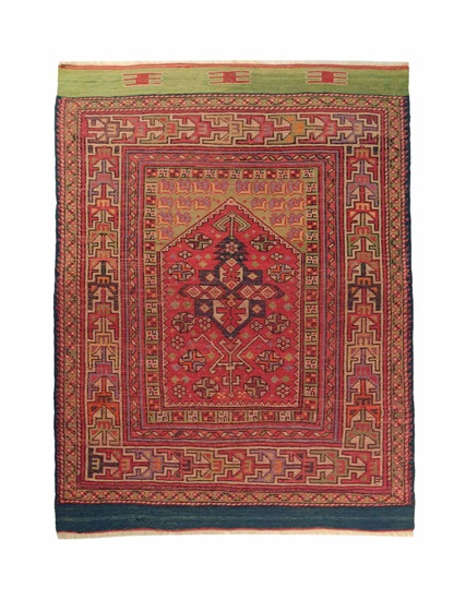 Hand Woven Antique Kozak Rug 95 x 126 cm